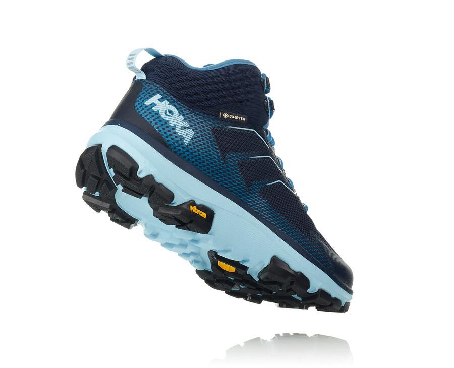 Hoka One One Toa Gore-Tex Vandringsskor Dam - Blå - FVSAY-8720